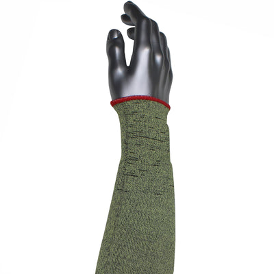 Kut Gard Single-Ply ATA / Hide-Away FR Blended Sleeve - Narrow Width - Green - 72/EA - S13ATAFR/4HA-NW-ES6