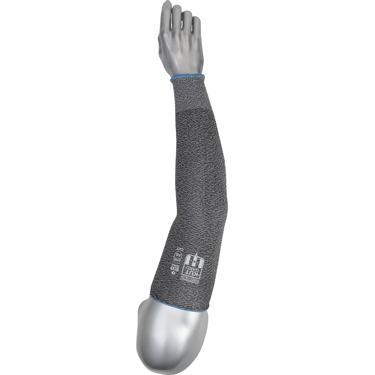 Kut Gard ECOSeries Cut Resistant Sleeve Single-Ply Dyneema Diamond 1.0 Blended - Gray - 12/EA - 330-PIP-S13ECO/PE5-18