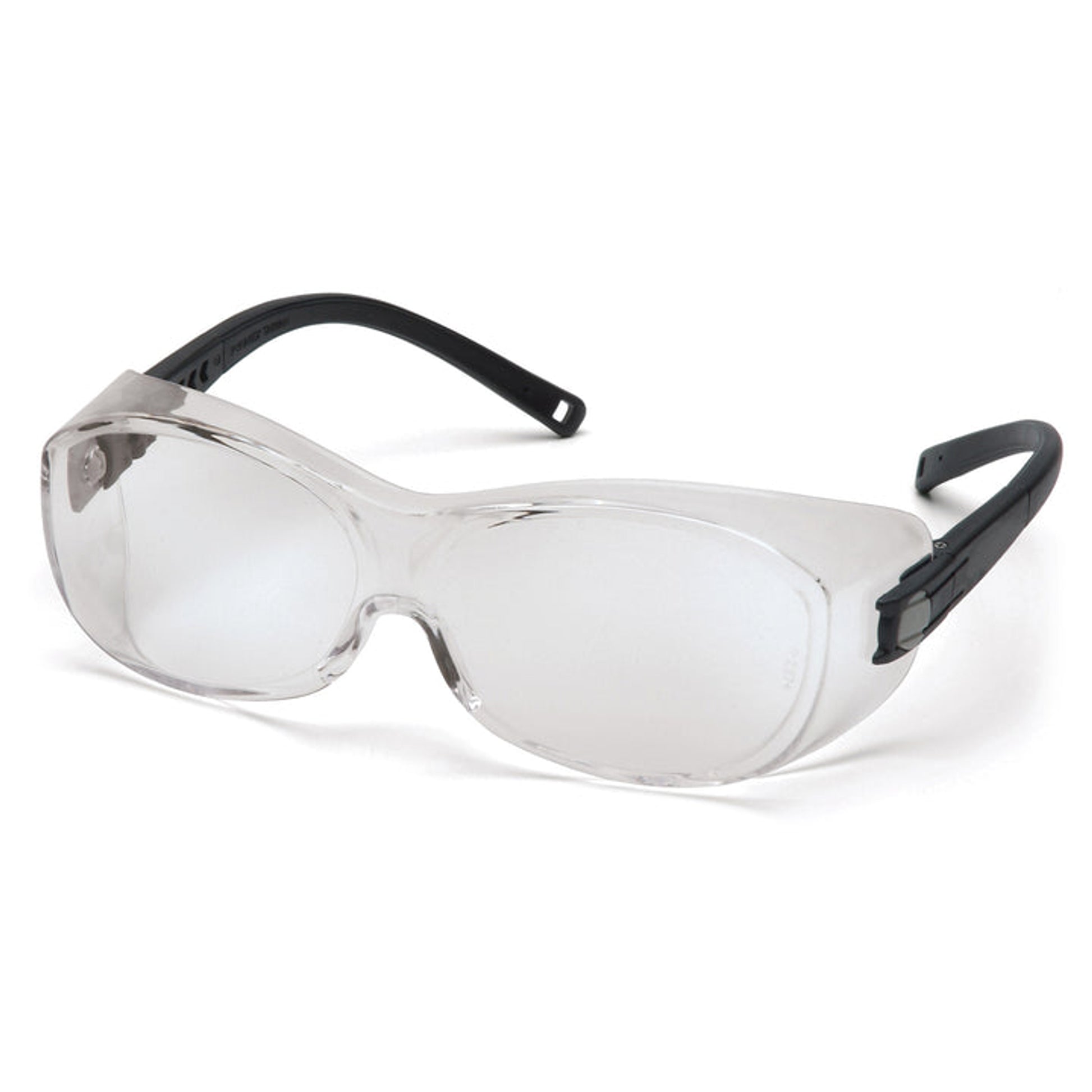 Pyramex - OTS - Black Frame/Clear Anti-Fog Lens - 12/Pair