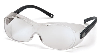 Pyramex OTS Black Frame/Clear Anti-Fog Lens Safety Eyewear