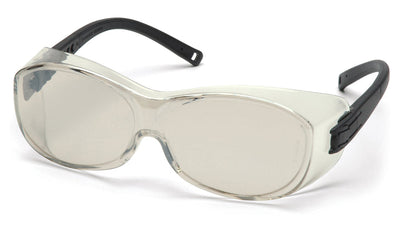 Pyramex OTS Black Frame/Indoor/Outdoor Mirror Lens Safety Eyewear