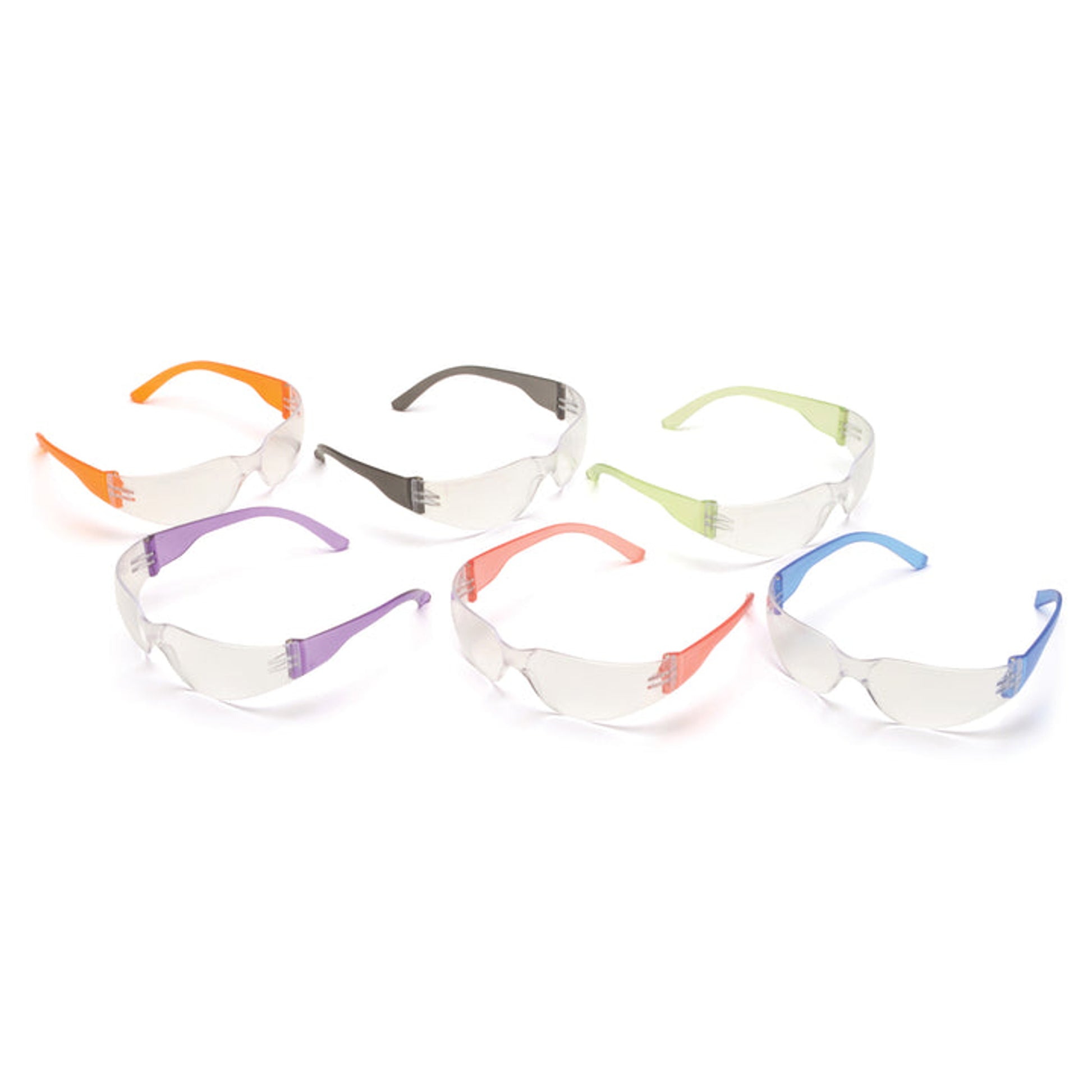Pyramex - Mini Intruder - Multi Color Frames/Clear-Hardcoated Lens - 1/Pair