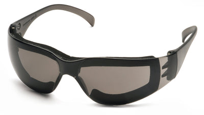 Pyramex Intruder Gray Frame W/Full Foam Padding/Gray Hardcoated Anti-Fog Lens Safety Eyewear