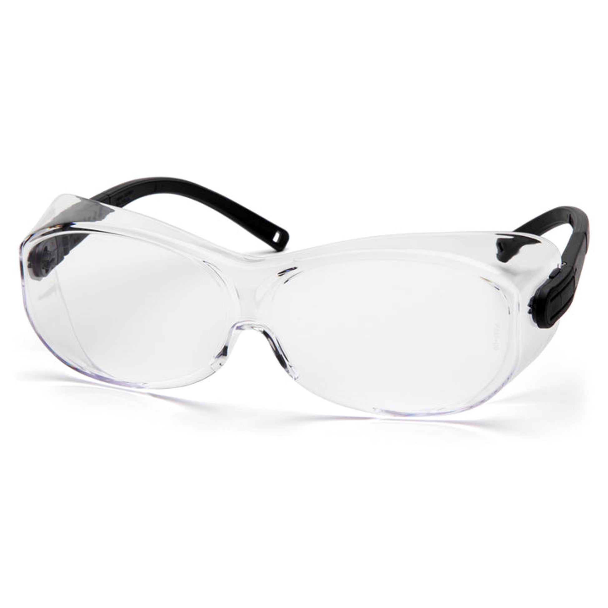 Pyramex - OTS XL - Black Temples Clear Anti-Fog Lens - 12/Pair