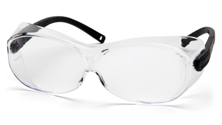 Pyramex - OTS XL - Black Temples Clear Anti-Fog Lens - 12/Pair