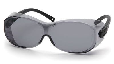 Pyramex OTS XL Black Temple s Gray Lens Safety Eyewear