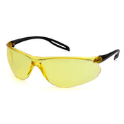 Pyramex - Neshoba - Black Temples/ Amber Lens - 12/Pair