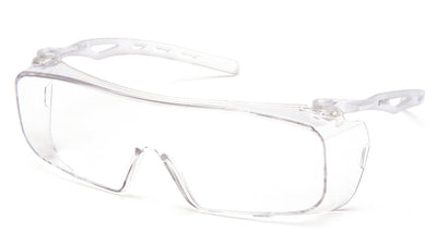 Pyramex Cappture Plus Clear Temple/Clear H2X Anti-Fog With Rubber Gasket Safety Eyewear