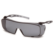 Pyramex - Cappture Plus - Gray Temples/Gray H2X Anti-fog with Rubber Gasket - 1/Pair