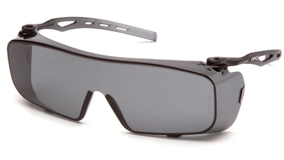 Pyramex Cappture Gray Temple/Gray H2Max Anti-Fog Lens Safety Eyewear