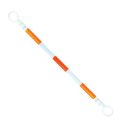 Cortina 03-829CB-O Orange/WhiteRetractable Cone Bar 4' to 8'
