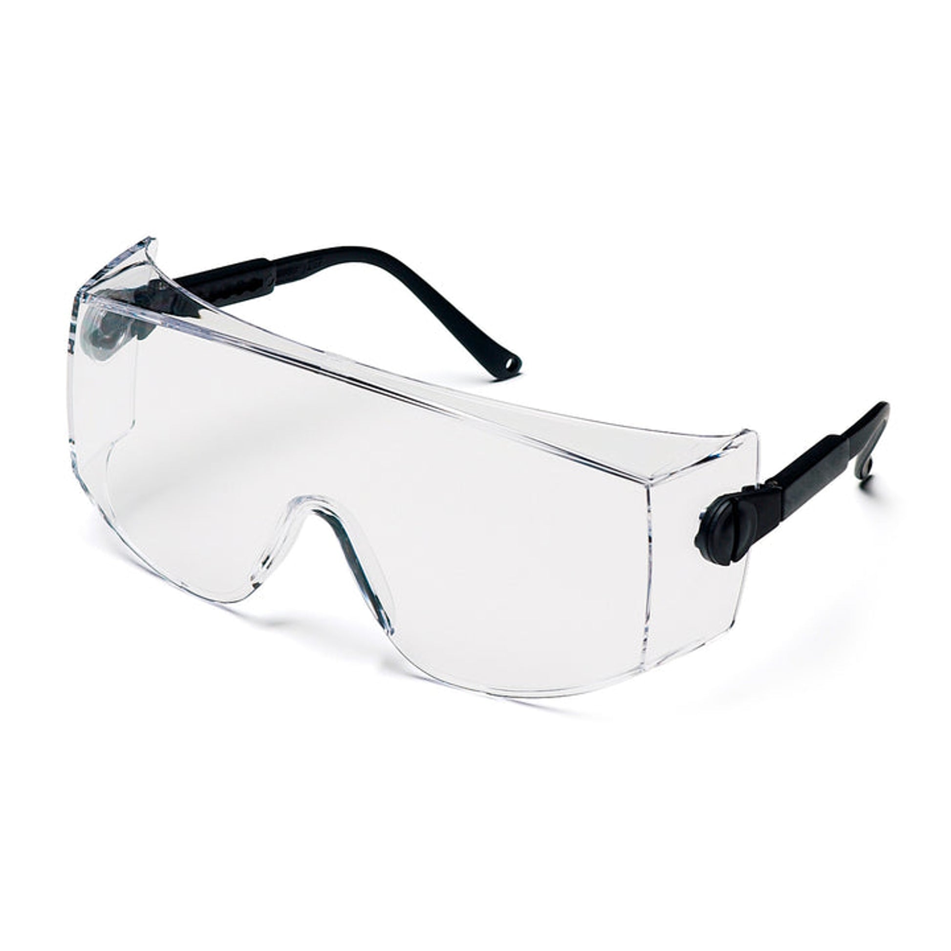 Pyramex - Defiant - Black Temples/Clear Lens-Over Prescription - Jumbo - 12/Pair