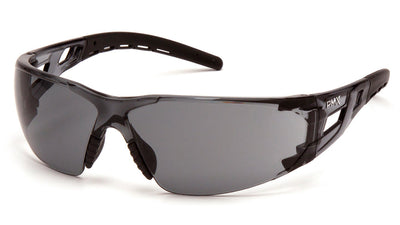 Pyramex Fyxate Black Frame Gray H2X Anti-Fog Safety Eyewear