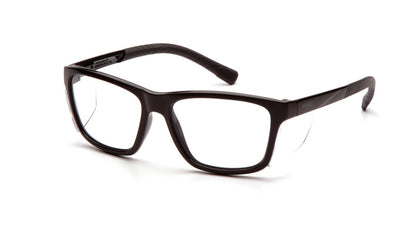 Pyramex Conaire Black Frame/Clear Lens Safety Eyewear