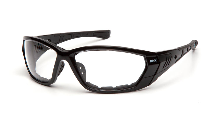 Pyramex- ATREX-F:BLK/L:CL AF- FOAM PADDED - 12/Pair