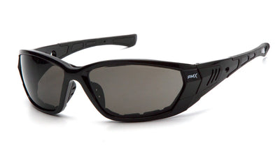 Pyramex Atrex Black Frame/Gray Anti-Fog Lens - Foam Padded Safety Eyewear