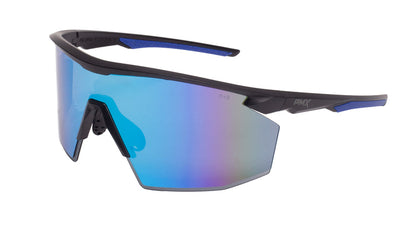 Pyramex PMXSPEC Black Frame Blue Tips/Blue Mirror Anti-Fog Lens Safety Eyewear