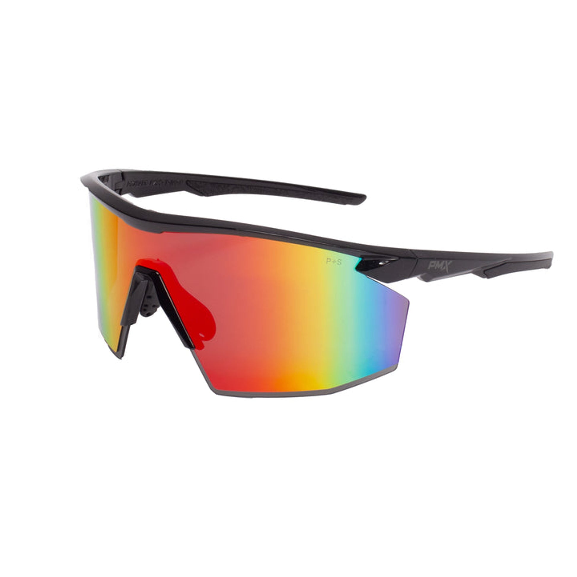 Pyramex - PMXSPEC - Black frame/Spectrum Mirror AF lens - 12/Pair