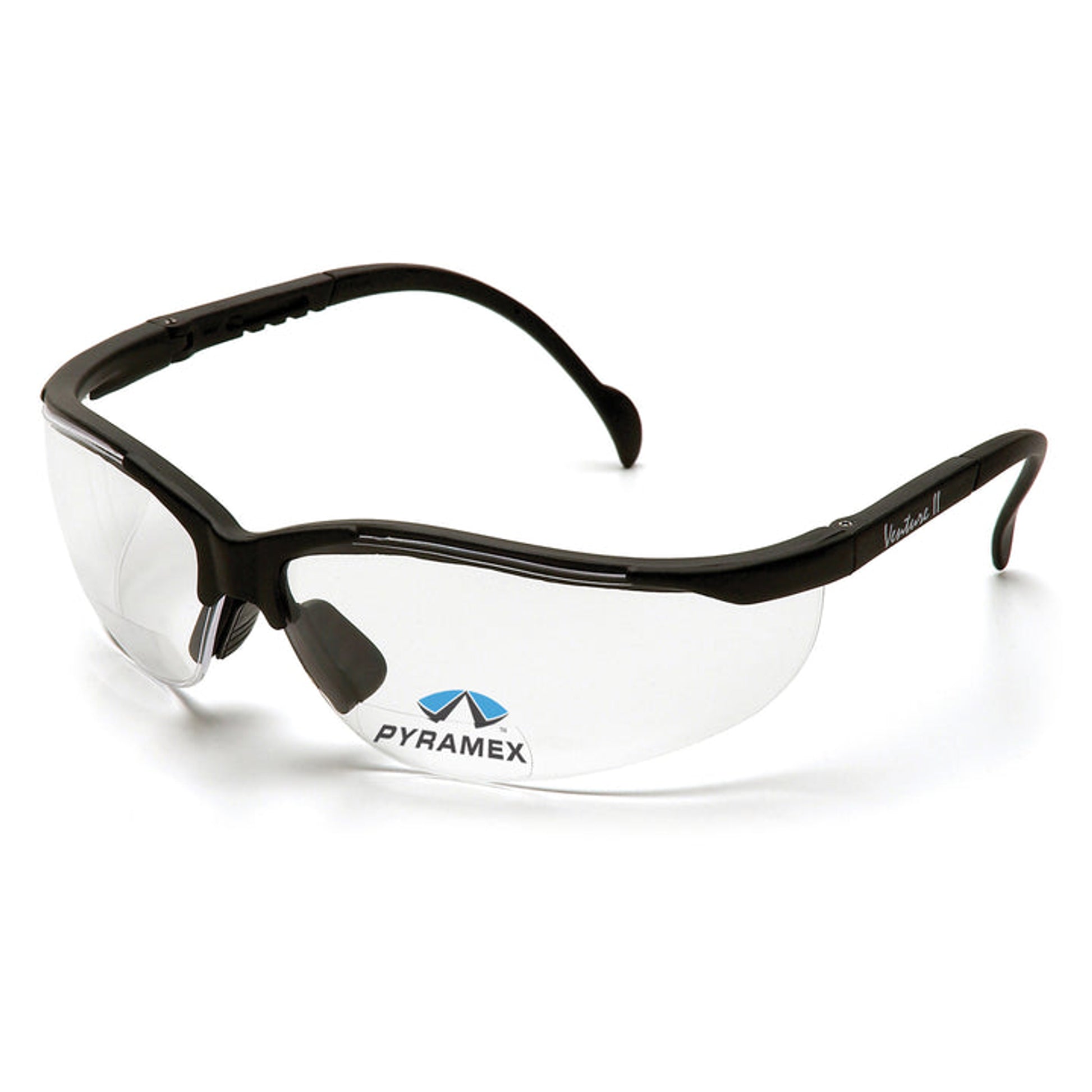 Pyramex - V2 Readers - Black Frame/Clear + 1.5 Lens - 6/Each