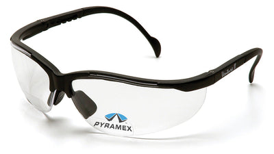 Pyramex V2 Readers Black Frame/Clear + 1.5 Lens Safety Eyewear