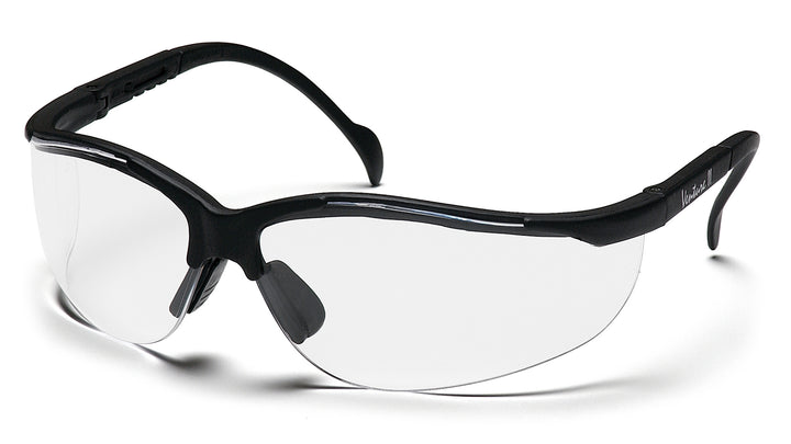 Pyramex - Venture II - Black Frame/Clear Anti-Fog Lens - 12/Pair