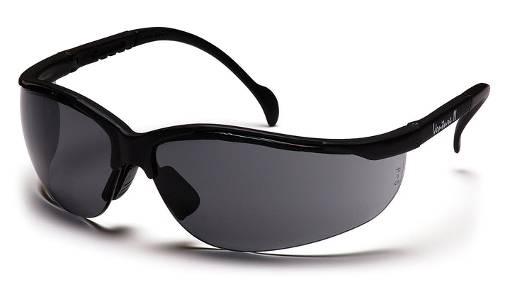 Pyramex - Venture II - Black Frame/Gray Anti-Fog Lens - 12/Pair