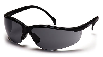 Pyramex Venture II Black Frame/Gray Lens Safety Eyewear