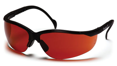 Pyramex Venture II Black Frame/Sun Block Bronze Lens Safety Eyewear