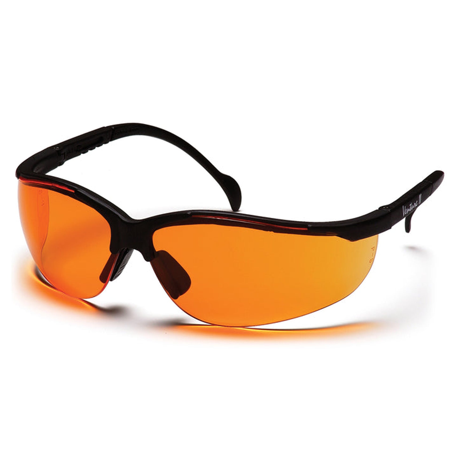 Pyramex - Venture II - Black Frame/Orange Lens - 12/Pair