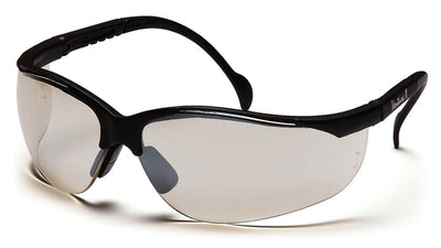 Pyramex Venture II Black Frame/Indoor/Outdoor Mirror Lens Safety Eyewear