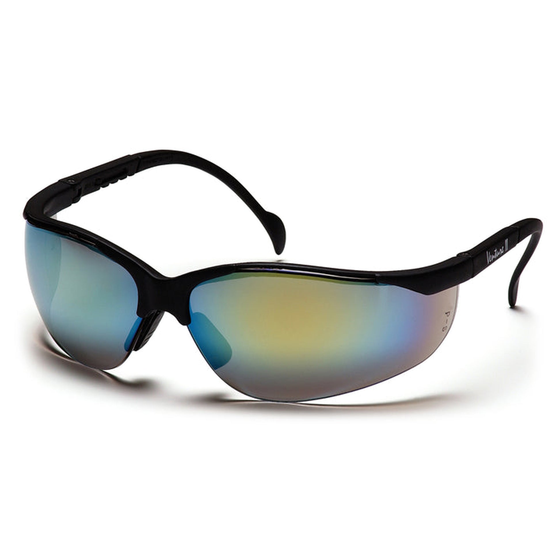 Pyramex - Venture II - Black Frame/Gold Mirror Lens - 12/Pair