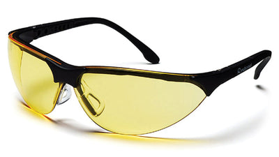 Pyramex Rendezvous Black Frame/Amber Lens Safety Eyewear