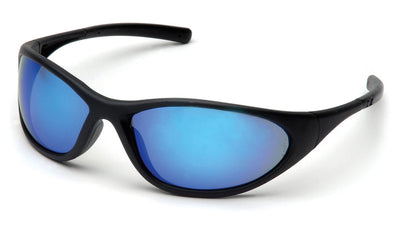 Pyramex Zone II Matte Black Frame/Ice Blue Mirror Lens Safety Eyewear