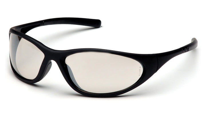 Pyramex - Zone II - Matte Black Frame/Indoor/Outdoor Mirror Lens - 12/Pair