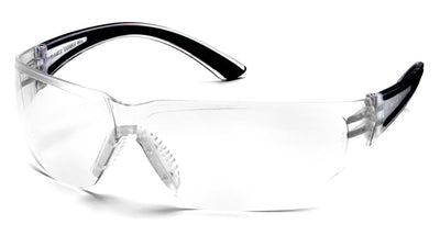 Pyramex Cortez Black Temple/Clear Anti-Fog Lens Safety Eyewear