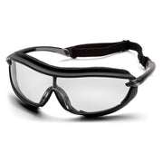 Pyramex - XS3 Plus - Black Frame/Clear Anti-Fog Lens - 12/Pair