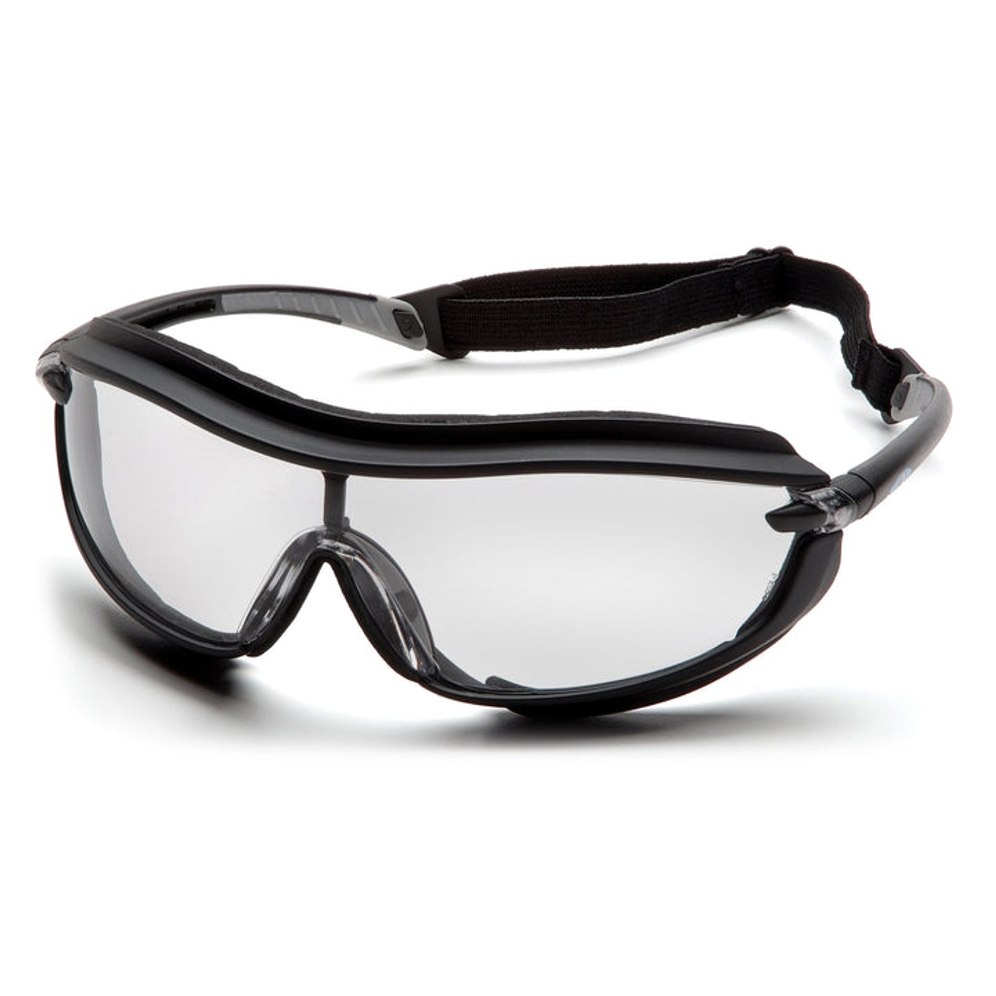Pyramex - XS3 Plus - Black Frame/Clear Anti-Fog Lens - 12/Pair