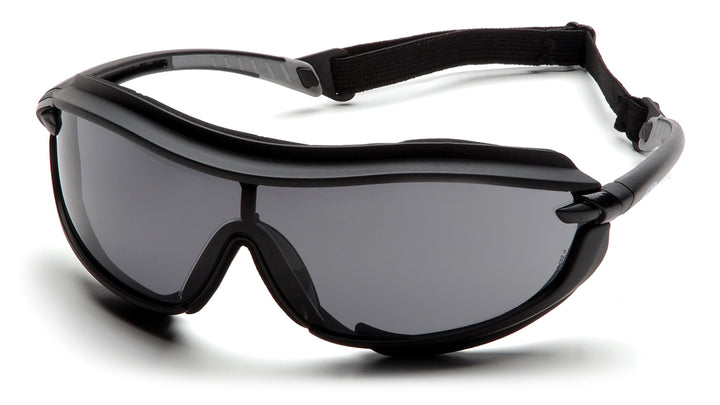 Pyramex - XS3 Plus - Black Frame/Gray Anti-Fog Lens - 12/Pair