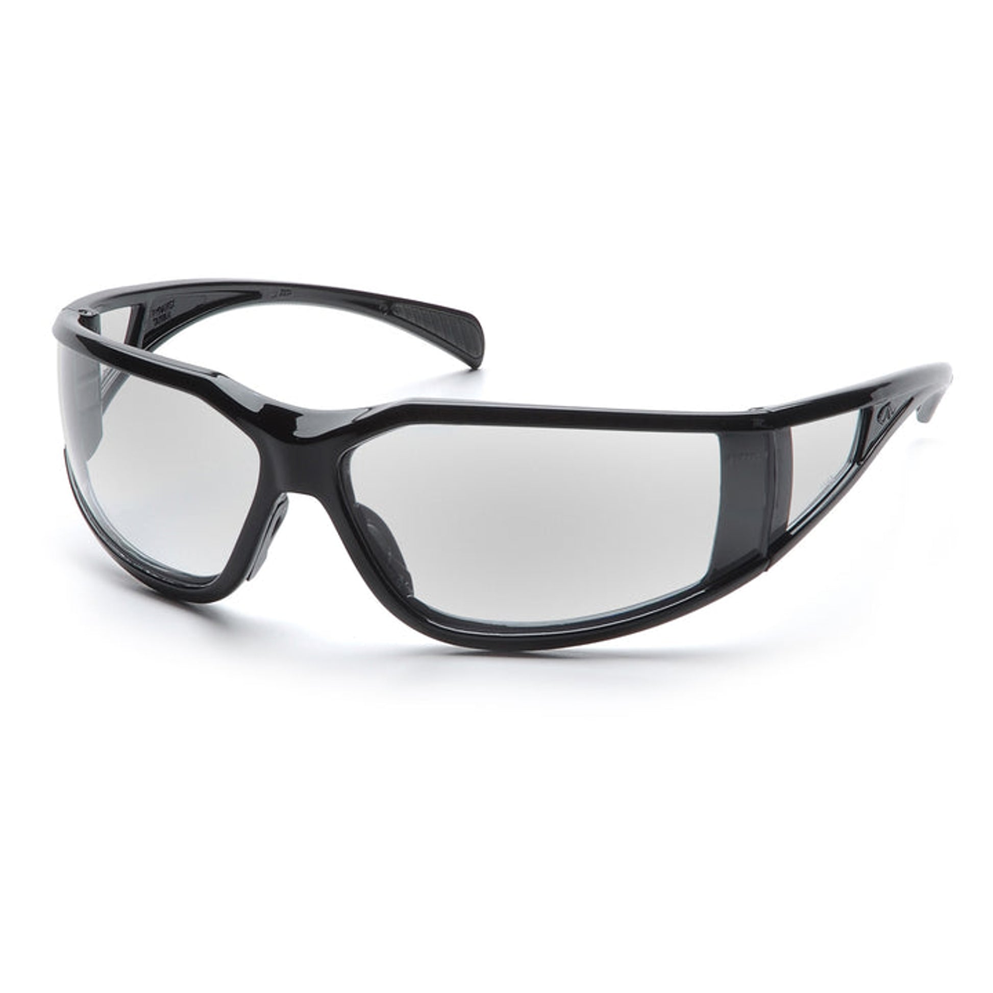 Pyramex - Exeter - Glossy Black Frame/Clear Anti-Fog Lens - 12/Pair
