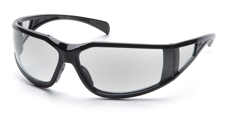Pyramex - Exeter - Glossy Black Frame/Clear Anti-Fog Lens - 12/Pair