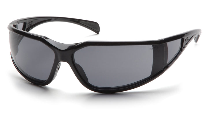 Pyramex - Exeter - Glossy Black Frame/Gray Anti-Fog Lens - 12/Pair