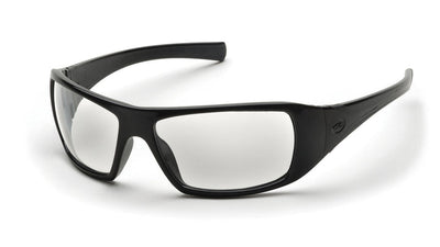 Pyramex Goliath Black Frame/Clear Lens Safety Eyewear