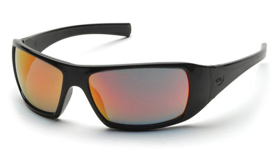 Pyramex Goliath Black Frame/Ice Orange Lens Safety Eyewear