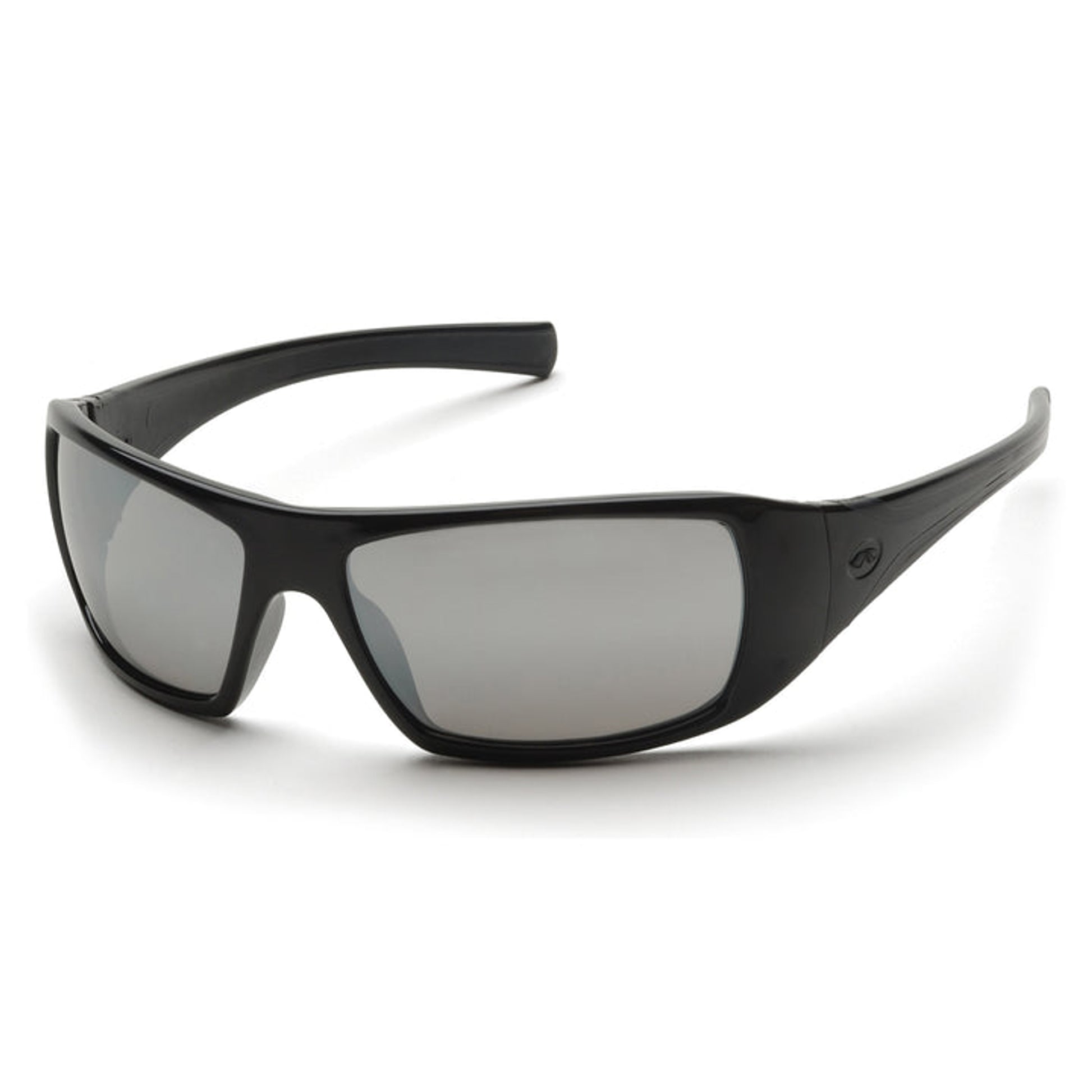 Pyramex - Goliath - Black Frame/Silver Mirror Lens - 12/Pair