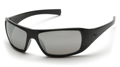 Pyramex Goliath Black Frame/Silver Mirror Lens Safety Eyewear