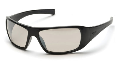 Pyramex Goliath Black Frame/Indoor/Outdoor Mirror Lens Safety Eyewear