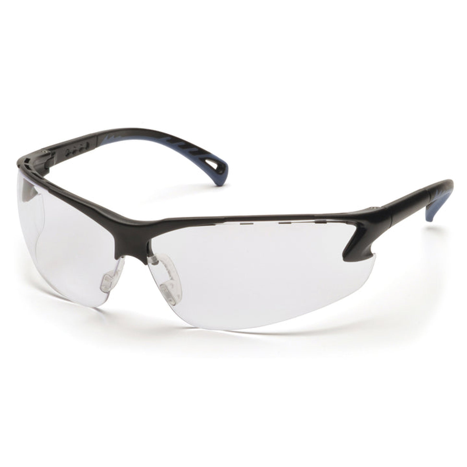 Pyramex - Venture 3 - Black Frame/Clear Lens - 12/Pair
