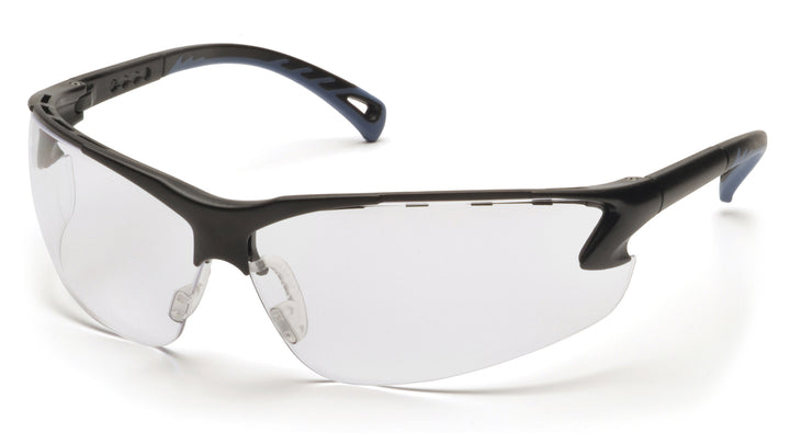 Pyramex - Venture 3 - Black Frame/Clear Lens - 12/Pair