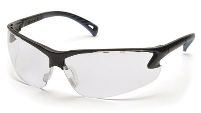 Pyramex Retail - Venture 3- retail - Retail Venture 3 black frame/ clear lens - 1/Pair