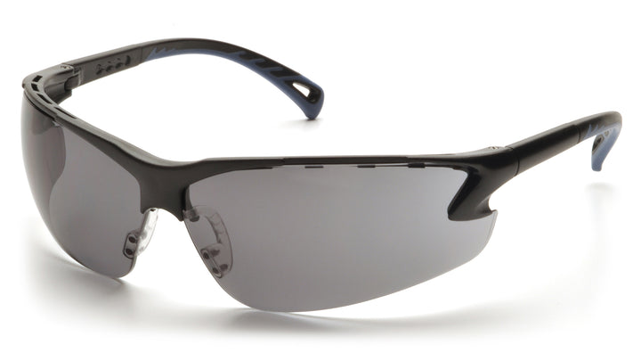 Pyramex - Venture 3 - Black Frame/Gray Anti-Fog Lens - 12/Pair